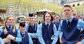 Morrison's Academy Pipe Band (Crieff, Scotland) 2023 NYC Tartan Day Parade @morrisonsacademyschool