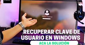 COMO Recuperar CONTRASEÑA olvidada en Windows 7, 8 y 10 Fácil y Rapido