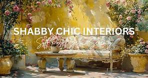 SHABBY CHIC INTERIORS in Pastel Yellow - Serene and Soft Atmosphere