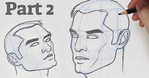 How to Draw a Face from any Angle | Part 2 - The 3/4 View