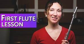 YOUR FIRST FLUTE LESSON | The Flute Channel #TFC