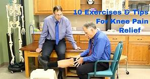 10 Exercises & Tips for Knee Pain Relief by Physical Therapy