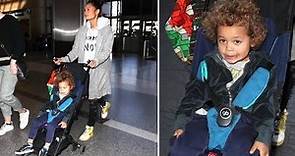 Thandie Newton's Adorable Son Booker Melting Hearts At LAX