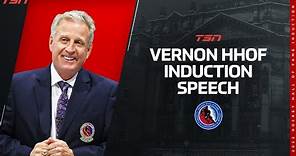 Hockey Hall of Fame Induction Speech: Mike Vernon