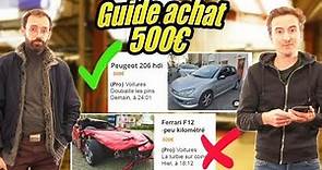 Quelle voiture pour 500€ ? (Guide achat occasion) - Vilebrequin