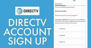 Directv.com Sign Up | Create or Register Directv Account in 2 Minutes | directv.com