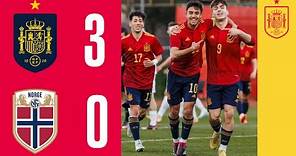 RESUMEN | España 3-0 Noruega | Partido internacional amistoso | 🔴 SEFUTBOL