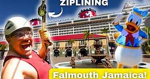 Disney Fantasy Cruise Falmouth Jamaica | Ziplining & River Tubing!