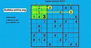 ⭐Tutorial de Sudoku Extremo de Sudoku-online.org⭐