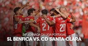 Resumo/Highlights: SL Benfica 3-0 CD Santa Clara
