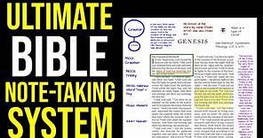 Ultimate Bible Note-Taking System