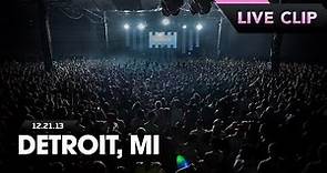 Life In Color Tour Live Clip - Detroit, MI - 12/21/13
