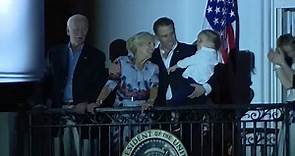 Biden family watches July 4th firework show from the White House