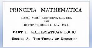 Principia Mathematica - 1st Edition - Volume 1 - Part I - *1 to *5