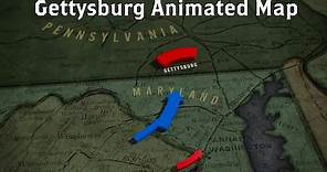 Gettysburg: Animated Battle Map