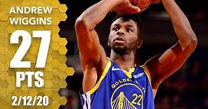 Andrew Wiggins scores 27 points in Warriors vs. Suns | 2019-2020 NBA Highlights