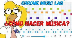 ¿Cómo hacer música en Chrome Music Lab - Song Maker?
