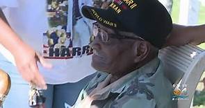 World War II Army Vet Arthur Harris Celebrates His 101st Birthday
