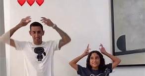 El divertido video que compartió Mia, la hija de Ángel Di María, junto a su papá