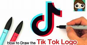How to Draw the Tik Tok Logo