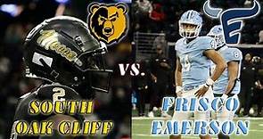 WINNER GOES TO STATE!!! 👀 | South Oak Cliff vs. Frisco Emerson Highlights 🎥