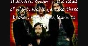 The Beatles-Blackbird w/Lyrics!