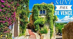 Saint Paul de Vence - A Medieval French Village Full of Charm / Provence Alpes Côte d'Azur 4K UHD