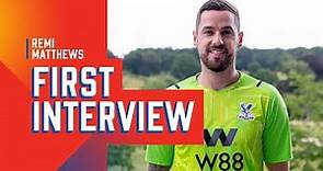 Remi Matthews first interview as a Crystal Palace player 🦅
