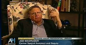 Oral Histories-Jeb Magruder , Part 1