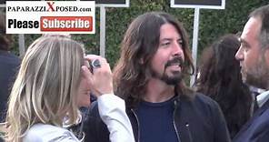 Dave Grohl out with his wife outside the ArcLight Theatre in Hollywood