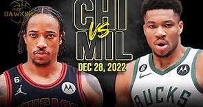 Milwaukee Bucks vs Chicago Bulls Full Game Highlights | December 28, 2022 | FreeDawkins