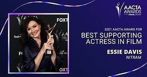Essie Davis wins Best Supporting Actress in Film | 2021 AACTA Awards