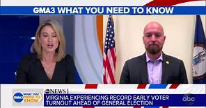 How Virginia is dealing with record early voting turnout