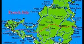 map of Sint Maarten [ St Martin ]
