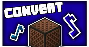 How To Convert Any Song Into Noteblock Music In Minecraft