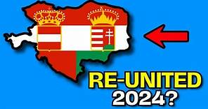 What if Austria-Hungary Reunited in 2024? #geography #mapping