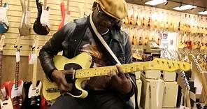 The funkiest guitarist Tony Maiden (Rufus) playing our Nash T-52 here at Norman's Rare Guitars