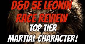 D&D 5e Leonin Race Review - Mythic Odysseys of Theros