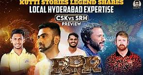 Kutti Stories Legend Shares Local Hyderabad Expertise | CSK vs SRH | RRR SHOW | R Ashwin