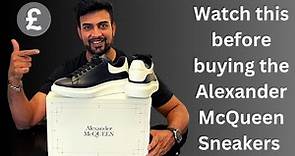 Alexander McQueen Oversized Sneakers in Black/White Unboxing and Review!