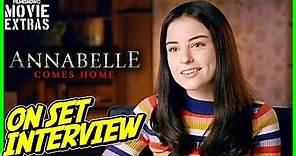 ANNABELLE COMES HOME | Katie Sarife "Daniela" On-set Interview