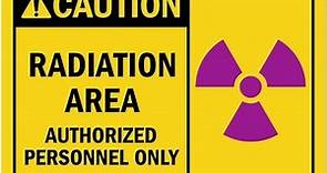 Medical Sign | Caution Sign | Caution Radiation Area | Danger Symbol