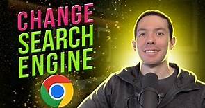 How to change the search engine on Google Chrome