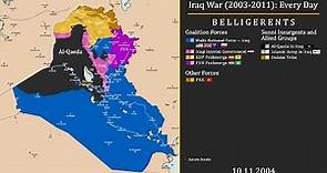 Iraq War (2003-2011): Every Day/Month