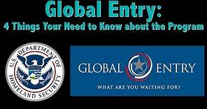 What is Global Entry?: Four Things You Need to Know