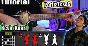Paris Texas - Kevin Kaarl GUITARRA Tutorial | Acordes