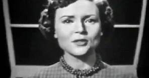 1954 Clip of a young Betty White singing Nevertheless (I'm in Love with You)
