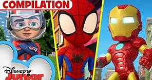 Marvel's Meet Spidey and his Amazing Friends Shorts | Season 2 | 20 Min Compilation | @disneyjunior