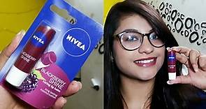Nivea Blackberry Shine Lip Balm Review And Swatch