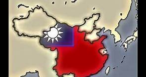 Republic of China History map